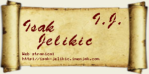 Isak Jelikić vizit kartica